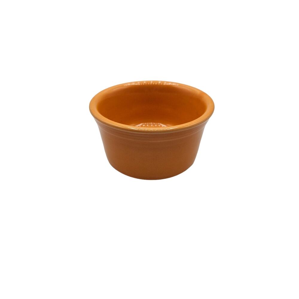 Homer‎ Laughlin Fiestaware Tangerine 3.5" Dip Relish Condiment Butter Bowl